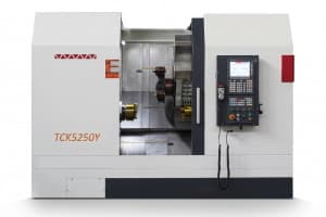 Двухшпиндельный токарный центр TCK5250Y, главный шпиндель 11 кВт