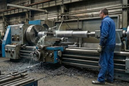 Крупногабаритная токарная обработка деталей