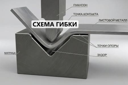 виды гибки листового металла
